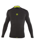ALÉ Langarm Fahrrad-Shirt - SEAMLESS S1 CARBON - Grau
