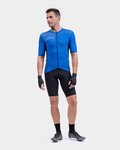 ALÉ Kurzarm Fahrradtrikot - SOLID COLOR BLOCK - Blau