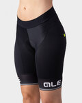 ALÉ Fahrradshorts ohne Träger - SOLID BLEND LADY - Schwarz/Weiß