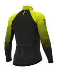 ALÉ Langarm Fahrradtrikot für den Winter - R-EV1 CLIMA PROTECTION 2.0 VELOCITY WIND G+ - Gelb/Schwarz
