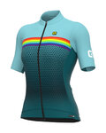 ALÉ Kurzarm Fahrradtrikot - PR-S BRIDGE - Grün