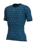 ALÉ Kurzarm Fahrrad-Shirt - QUARK - Blau