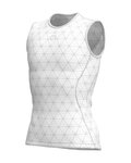 ALÉ Ärmelloses Fahrrad-Shirt - QUARK LESS - Weiß