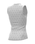 ALÉ Ärmelloses Fahrrad-Shirt - QUARK LESS - Weiß