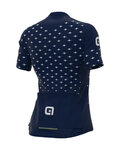 ALÉ Kurzarm Fahrradtrikot - PRR STARS LADY - Blau/Weiß