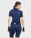 ALÉ Kurzarm Fahrradtrikot - PRR STARS LADY - Blau/Weiß