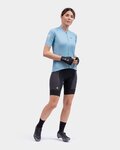 ALÉ Kurzarm Fahrradtrikot - R-EV1  SILVER COOLING LADY - Hellblau