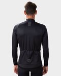 ALÉ Langarm Fahrradtrikot für den Winter - R-EV1 THERMAL - Schwarz