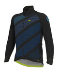 ALÉ Fahrrad-Thermojacke - PR-R TAK WOOL THERMO - Schwarz/Blau