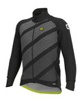 ALÉ Fahrrad-Thermojacke - PR-R TAK WOOL THERMO - Schwarz/Grau