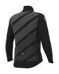 ALÉ Fahrrad-Thermojacke - PR-R TAK WOOL THERMO - Schwarz/Grau