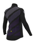 ALÉ Fahrrad-Thermojacke - PR-R TAK WOOL THERMO - Schwarz/Lila