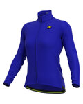 ALÉ Langarm Fahrradtrikot für den Winter - R-EV1 WARM RACE - Blau
