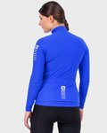 ALÉ Langarm Fahrradtrikot für den Winter - R-EV1 WARM RACE - Blau