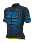 ALÉ Kurzarm Fahrradtrikot - PR-S CHECKER - Blau