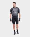 ALÉ Kurzarm Fahrradtrikot - PR-S CHECKER - Grau