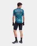 ALÉ Kurzarm Fahrradtrikot - PR-S CHECKER - Hellblau