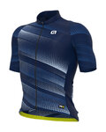 ALÉ Kurzarm Fahrradtrikot - PR-R GREEN SPEED - Blau