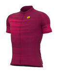 ALÉ Kurzarm Fahrradtrikot - SOLID TURBO - bordeaux