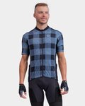 ALÉ Kurzarm Fahrradtrikot - OFF ROAD - GRAVEL SCOTTISH - Blau