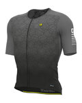ALÉ Kurzarm Fahrradtrikot - R-EV1  VELOCITY - Grau