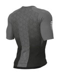 ALÉ Kurzarm Fahrradtrikot - R-EV1  VELOCITY - Grau