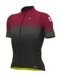 ALÉ Kurzarm Fahrradtrikot - PR-S GRADIENT - Rot/Grau