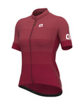 ALÉ Kurzarm Fahrradtrikot - SOLID LEVEL LADY - bordeaux