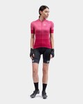 ALÉ Kurzarm Fahrradtrikot - SOLID LEVEL LADY - bordeaux