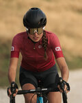ALÉ Kurzarm Fahrradtrikot - SOLID LEVEL LADY - bordeaux