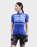 ALÉ Kurzarm Fahrradtrikot - SOLID WAVES LADY - Blau