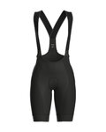 ALÉ Kurze Fahrradhose mit Trägern -  R-EV1  VELOCITY HD LADY - Schwarz