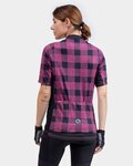 ALÉ Kurzarm Fahrradtrikot - OFF ROAD - GRAVEL SCOTTISH LADY - Rosa