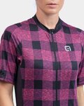 ALÉ Kurzarm Fahrradtrikot - OFF ROAD - GRAVEL SCOTTISH LADY - Rosa