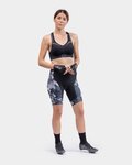 ALÉ Kurze Fahrradhose mit Trägern -  PR-R AMAZZONIA LADY - Schwarz