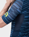 ALÉ Kurzarm Fahrradtrikot - SOLID STEP - Blau