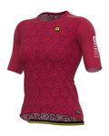 ALÉ Kurzarm Fahrradtrikot - R-EV1  VELOCITY LADY - bordeaux