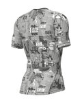 ALÉ Kurzarm Fahrrad-Shirt - INTIMO BREAK - Grau