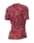 ALÉ Kurzarm Fahrrad-Shirt - INTIMO BREAK - bordeaux
