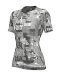 ALÉ Kurzarm Fahrrad-Shirt - INTIMO BREAK - Grau