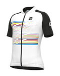 ALÉ Kurzarm Fahrradtrikot - LOGO - Weiß