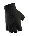 ALÉ Fingerlose Fahrradhandschuhe - ASPHALT - Schwarz