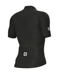 ALÉ Kurzarm Fahrradtrikot - ZIG ZAG PR-S - Schwarz