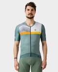 ALÉ Kurzarm Fahrradtrikot - ZIG ZAG PR-S - Grün