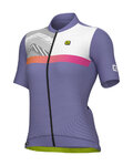 ALÉ Kurzarm Fahrradtrikot - ZIG ZAG PR-S - Lila