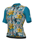 ALÉ Kurzarm Fahrradtrikot - HIBISCUS PR-E - Blau