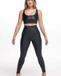 ATHLEEYA Leggins - ESSENTIAL SHINE - Schwarz