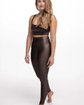 ATHLEEYA Leggins - ESSENTIAL SHINE - Braun