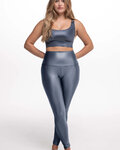 ATHLEEYA Leggins - ESSENTIAL SHINE - Blau