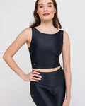 ATHLEEYA top - URBAN TANK - Schwarz